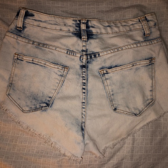 High Rise Jean Shorts - Picture 2 of 2